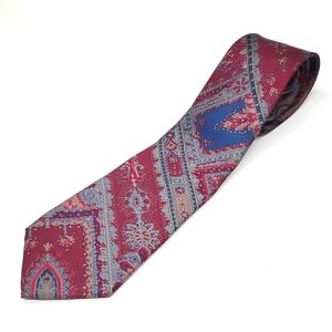 Vintage Pierre Cardin Burgandy Tie EUC